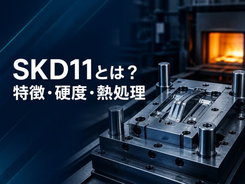 SKD11とは？特徴・硬度・熱処理から、他材質との使い分けまで徹底解説！
