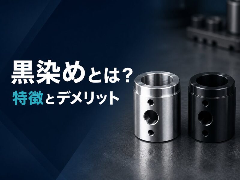 黒染め（四三酸化鉄皮膜）とは？特徴・デメリットから「黒染めで足りる部品」の見極め方まで解説！