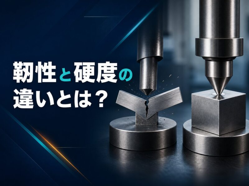 靭性と硬度の違いとは？金属部品の材質選定で失敗しないための基礎知識