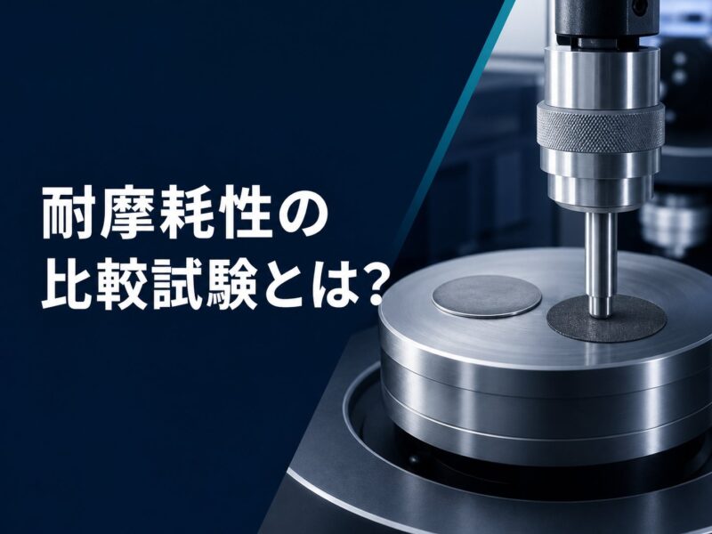 耐摩耗性の比較試験とは？金属部品の摩耗試験の種類・JIS規格・評価方法を解説！