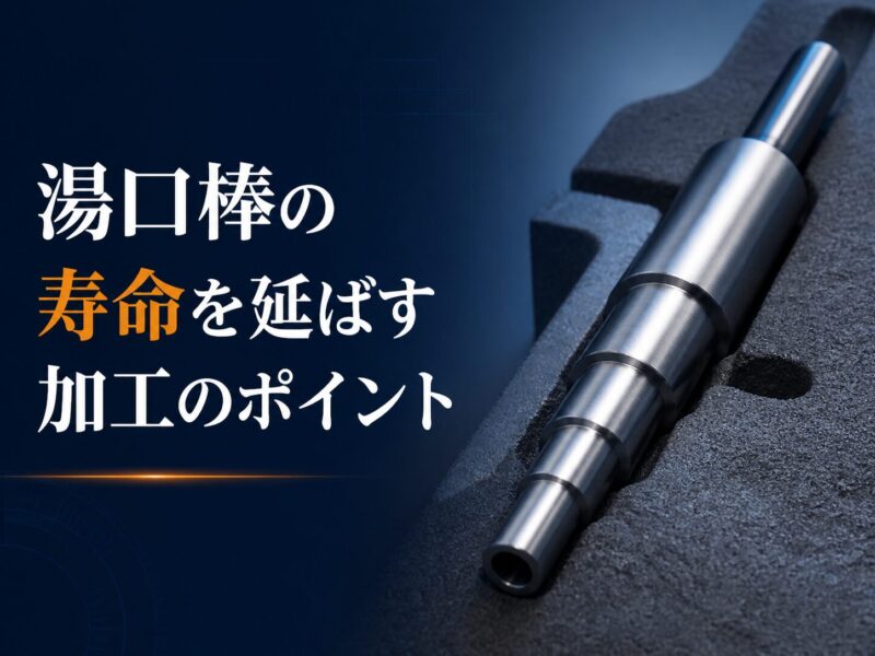 湯口棒とは？消耗部品としての摩耗メカニズムと、寿命を決める加工のポイント